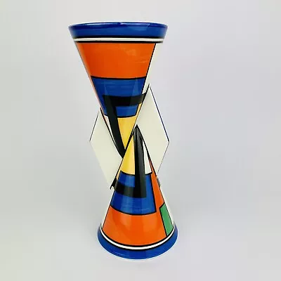 Buy Clarice Cliff Wedgwood YO-YO Vase Mondrian Commemorative Limited Edition • 169.73£