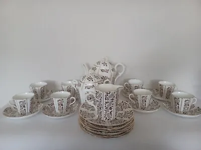 Buy Vintage Fine China English Teacup And Saucer Set With Teapot • 111.51£