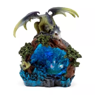 Buy Fantasy LED Dragon Themed Resin Figurine Ornament • 28.13£