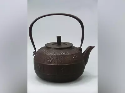Buy 南部鉄器 Tea Utensils  Tetsubin - Menzukuri Ume 1.6L  By Kei Sato, Nanbu Ironware, G • 513.08£
