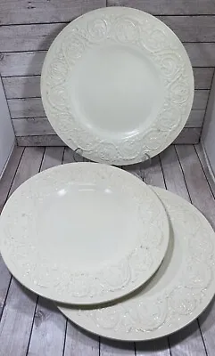 Buy Wedgwood Queens Ware Patrician Dinner Plates - 26cm Set Of 3 • 5.49£