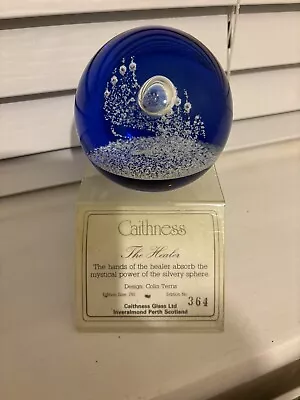 Buy Rare Caithness Glass Paperweight “The Healer  Limited Edition 364/750 • 100£