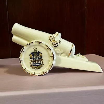 Buy Shelley Crested China Gun Cannon Howitzer Military #340 Chelmsford • 60£