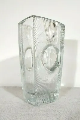 Buy Osaka Glass Vase 60s, Vintage Czech Bohemian Art Glass Sklo Union Rudolf Jurnikl • 149£