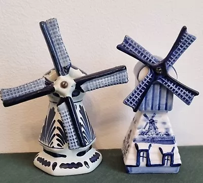 Buy Porcelain Holland Windmill Boma Delfts Blauw Holland • 19£