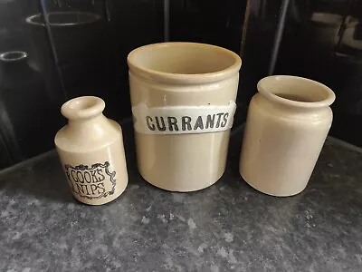Buy Selection Of Vintage Stoneware Pots • 25£
