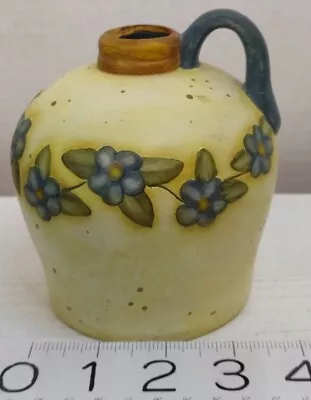 Buy Lang & Wise Bob's Art Pottery Small Countryware Jug Blue Floral • 14.17£