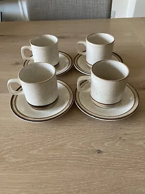 Buy Carrigaline Pottery County Cork Set Of Four Coffee Cups And Saucers. • 3.99£