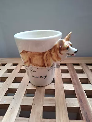 Buy 3D WELSH CORGI Coffee Mug Handmade By BLUE WITCH • 14.50£
