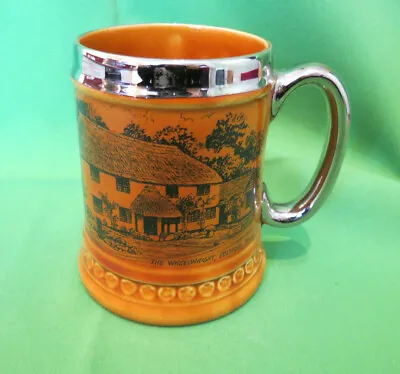 Buy Vintage Lord Nelson Pottery Tankard - THE WHEELWRIGHT COLYFORD DEVON • 5.75£