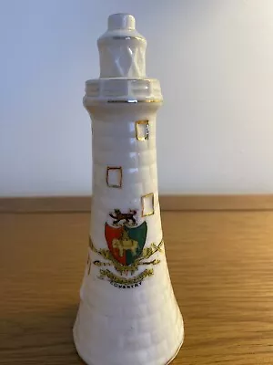 Buy Vintage Arcadian Crested China  Lighthouse - Coventry Crest Made In England • 4.99£