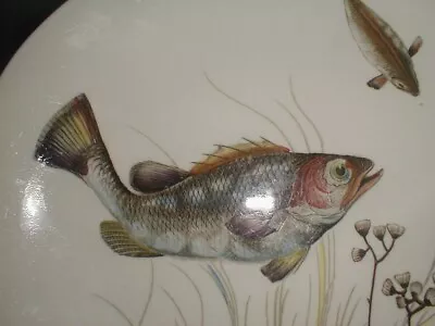 Buy Vintage 1960's 9.25 Oval Serving Bowl Johnson Bros Fish Free UK Shipping • 19.99£