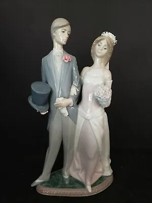 Buy LLADRO #1404 Matrimony Bride And Groom  Retired 12 H • 189.74£