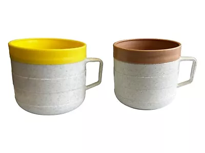 Buy Vintage Cornish Thermo-Cup Mug In Beige & Yellow Excellent Used Condition 3-1/4” • 9.47£