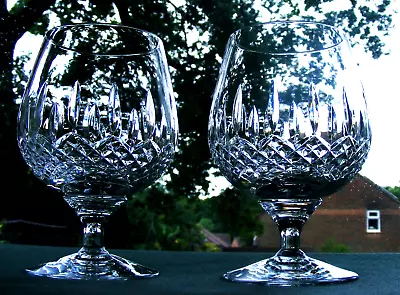 Buy Beautiful Pair Of Stuart Crystal Manhattan Pattern 5 1/8  Brandy Glasses • 45£