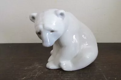 Buy Lladro Spain Porcelain Figurine White Polar Bear 1209 • 24.03£