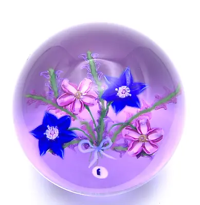 Buy Caithness Glass Paperweight Entitled Victorian Bouquet Signed And Dated 118/500 • 90£