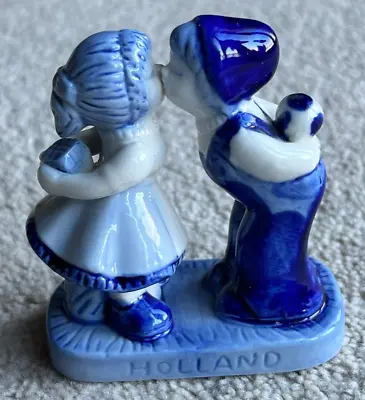 Buy Ceramic Traditional / Delft Boy & Girl Souvenir The Netherlands Handpainted Item • 7.99£