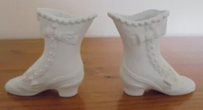 Buy Portmeirion Porcelain Victorian Style Boot White British Heritage Collection • 2£
