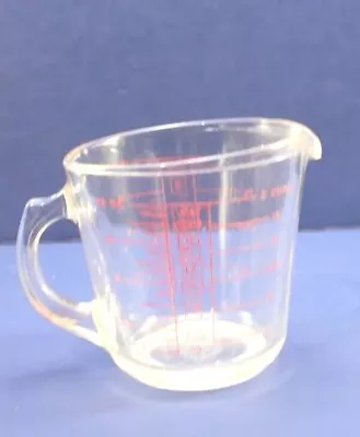 Buy Vintage PYREX Red Letter Glass Measuring 2 Cup 16 Oz 500 Ml 516-M 12 • 14.22£