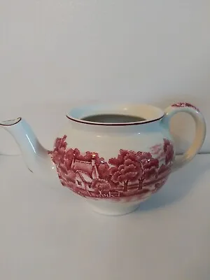 Buy Antique? Enoch Woods English Scenery Woods Ware Small Teapot Missing Lid • 24.10£