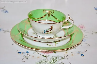 Buy Superb 1920s Tea Set Coalport Batwing Style Bone China Trio Cup Saucer Plate • 35£