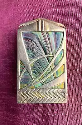 Buy Pat Cheney / John Ditchfield Glass Art Deco Brooch Scottish Silver • 100£