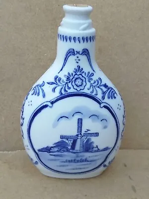 Buy Vintage Retro China Dutch Holland Netherland Delft Ornamental 7.5 Bottle Large  • 39.95£