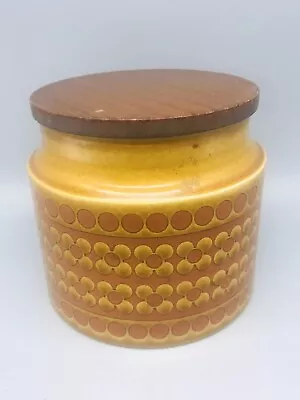 Buy Vintage Hornsea Saffron Storage Jar 70's Retro Kitchen 4.5  • 10£