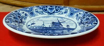 Buy Delft Holland Decorative Collectors Plate 423N Showing A Windmill Scene • 4£