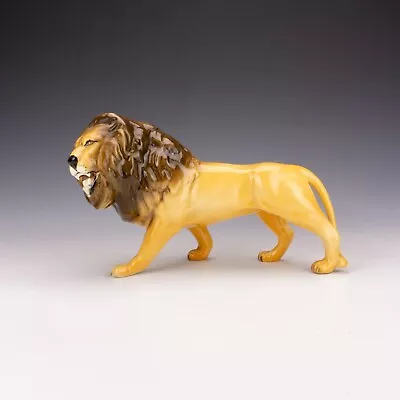 Buy Beswick Pottery - Hand Painted Lion Figure • 0.99£