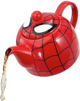Buy Marvel I AM SPIDER-MAN Ceramic Teapot With Web Mask Detail Lid • 28.40£