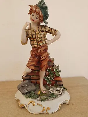 Buy Capodimonte Boy Figure Signed By Ester • 15£