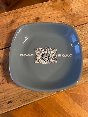 Buy Vintage Wade Pottery BOAC Airline Blue Ashtray / Dish – Retro! – • 14.99£