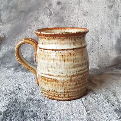 Buy Welsh Studio Pottery Coffee Tea Mug Hand Turned Natural/Brown 9oz Cap. Unused  • 10£