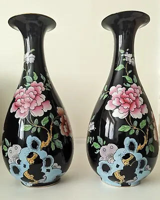 Buy WOOD & SONS (Frederick Rhead) Beautiful Pair Of 'Sheraton' Vases C 1910. VGC. • 32.95£