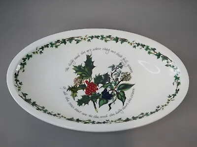 Buy Portmeirion Holly And The Ivy Oval Dish Platter, Christmas Dining  • 23.99£