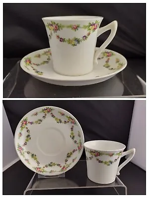 Buy THOMAS FORESTER PHOENIX WARE TEA CUP And SAUCER No.3898 Art Deco Floral Swag Pat • 9.99£