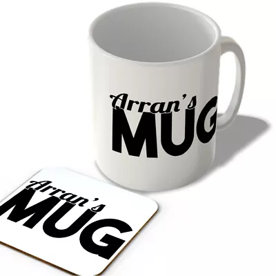Buy Arran's Mug - Name Mug And Coaster Set • 12.99£
