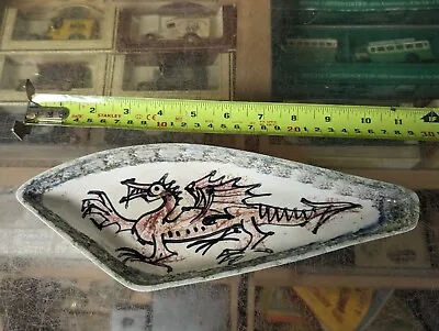 Buy John Reilly Of Ventnor Isle Of Wight Pottery Long Dragon Pattern Early Dish • 32£
