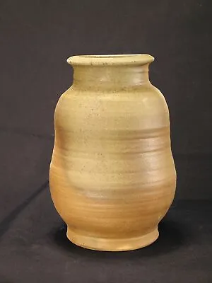 Buy 1980s Elegant Wood Fired Stoneware Vase By Everette Busbee, 9 3/8  Tall • 120.36£