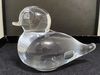 Buy Italy Marcolin Crystal Handmade Glass Duck Signed M501 • 25£