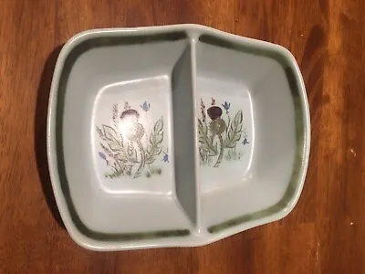 Buy Buchan Stoneware THISTLE PATTERN Divided Serving Bowl MADE IN SCOTLAND EC • 19.88£