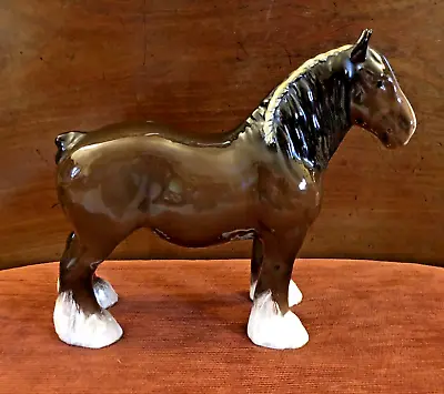 Buy Beswick Shire Show Horse Brown Gloss • 25£