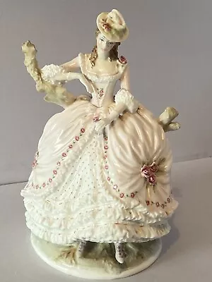 Buy L/E ROYAL WORCESTER FIGURINE-SUMMERS LEASE The Time Of Roses-MADE IN ENGLAND-C&W • 310£