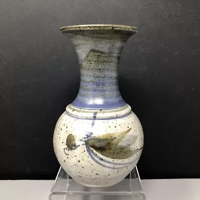 Buy Andrew Hague Askrigg Studio Pottery Decorated Stoneware Vase #1003 • 25£