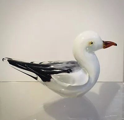 Buy Vintage Art Glass Seagull Ornament  • 18£