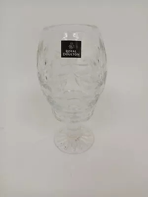 Buy Royal Doulton Fine Lead Crystal Hurricane Candle Holder Ornament Home Decor   • 9.99£