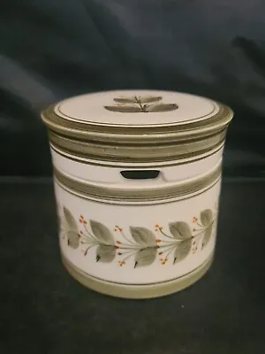 Buy Vintage Jersey Pottery Large Lidded Condiment Jar Retro  • 6.95£