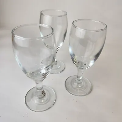 Buy Crystal Cut Glass - Small Champagne Glass Set Of 3 - Free P&P - Wedding Vintage • 13.47£
